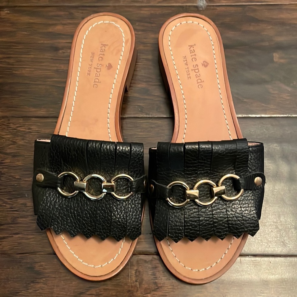 Kate Spade slides. Only worn a few times. Size5.5M.